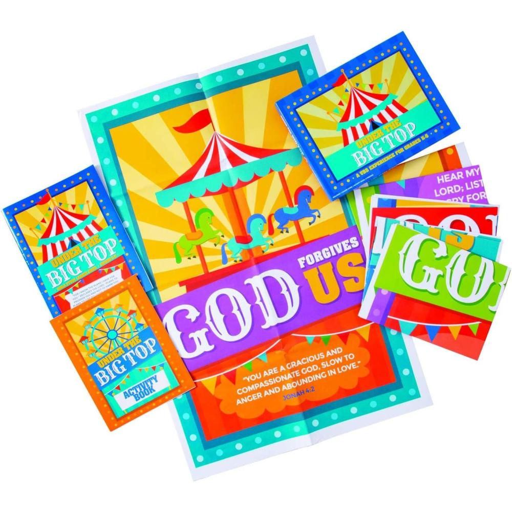 imageFun Express Carnival VBS KIT  Educational  VBS Vacation Bible School SuppliesDecor  8 Pieces