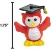 Fun Express – Graduation Owl Vinyl Characters for Graduation – Toys – Character Toys – Vinyl Characters – Graduation – 12 Pieces