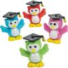 Fun Express – Graduation Owl Vinyl Characters for Graduation – Toys – Character Toys – Vinyl Characters – Graduation – 12 Pieces