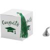 Fun Express Graduation Party White Favor Boxes with Green Tassel, 25 Pieces