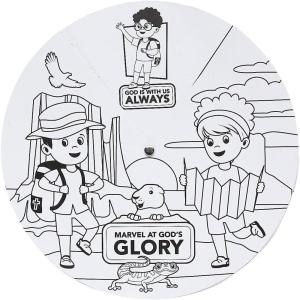 Fun Express Color Your Own Southwest VBS Wheels – VBS Vacation Bible School Supplies/Decor – 12 Pieces