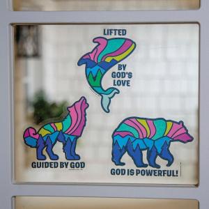 Fun Express Great North VBS Window Cling Craft Kit – Fun & Creative DIY Project for Vacation Bible School Decorating Windows Enhancing Kids Craft Time Includes Easy-to-Follow Instructions – 12 Pieces