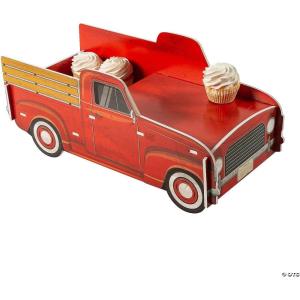 Fun Express Vintage Truck Treat Stand – Retro-Inspired Display for Candy Snacks Party Favors – Ideal for Themed Parties Baby Showers Birthday Celebrations & Special Occasions Durable Design – 1 Piece