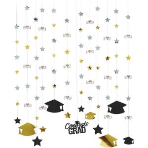 Graduation Party Hanging Garland Set, 12 Pieces