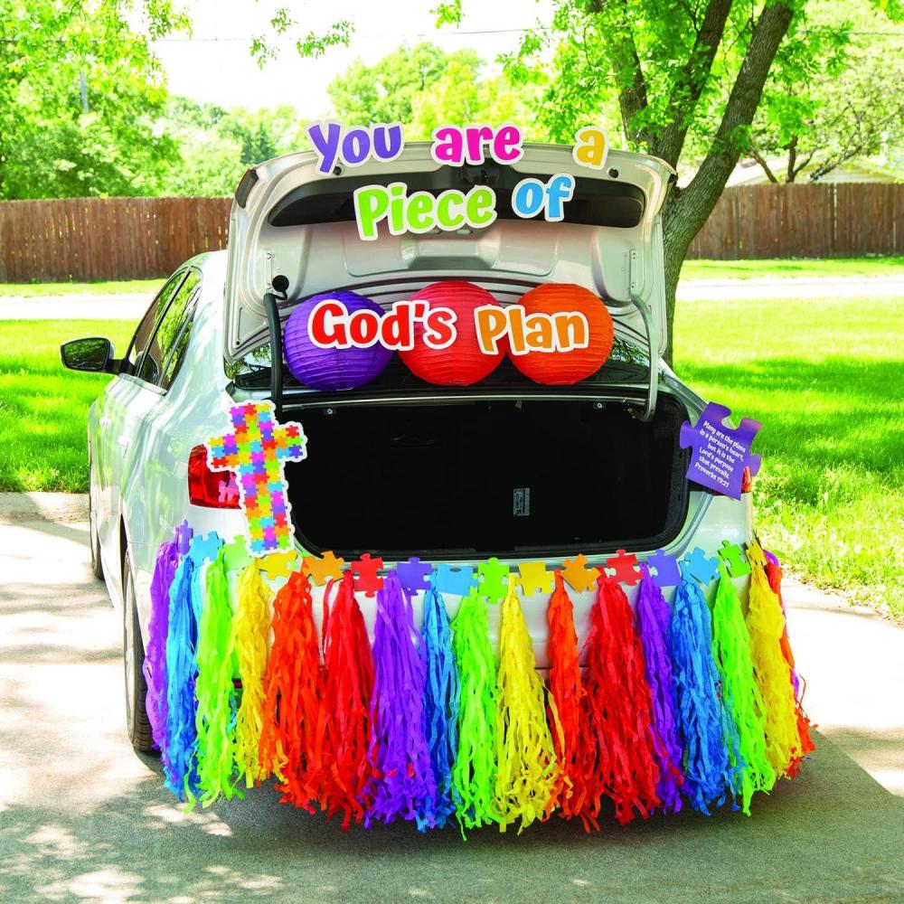 imagePiece of Gods Plan TrunkorTreat Decorating Kit  61 Pieces