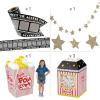 Fun Express 16 Pieces Full Update PARTY SUPPLIES Movie Night Theater Trunk-or-Treat Decorating Kit
