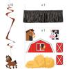 Fun Express Full Update Party Supplies Deluxe Farm Barnyard Animals Trunk-or-Treat Decorating Kit