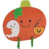 4″ x 4 1/4″ Halloween Big Pumpkin with Ghost Buddy Clothespin Craft Kit – Makes 12