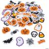 Fun Express 1″ – 1 3/4″ Bulk 100 Pieces Halloween Icons Self-Adhesive Felt Shapes