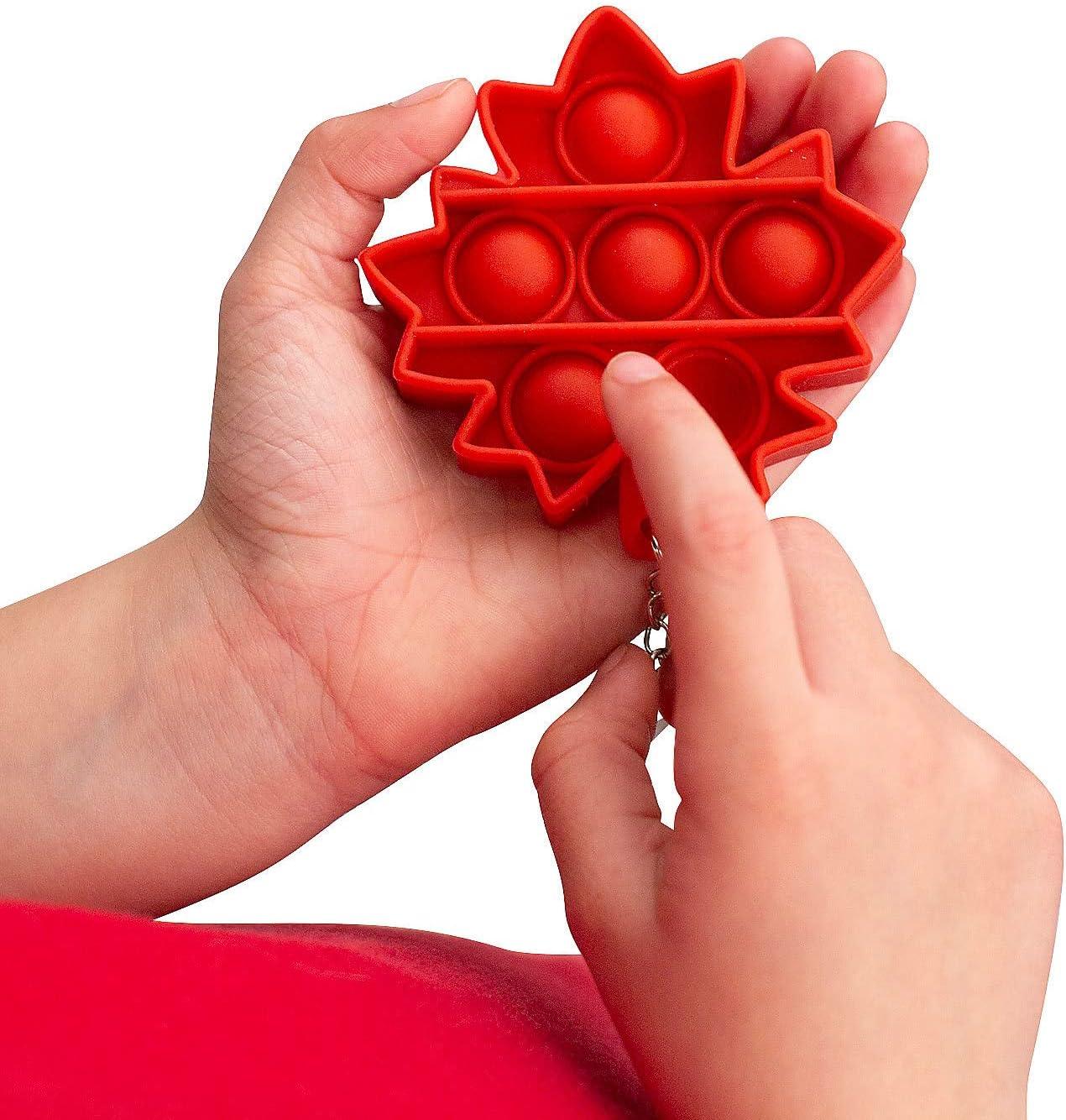 imageFall Theme Pumpkin Leaf Acorn Lotsa Pops Keychains 6 Pieces