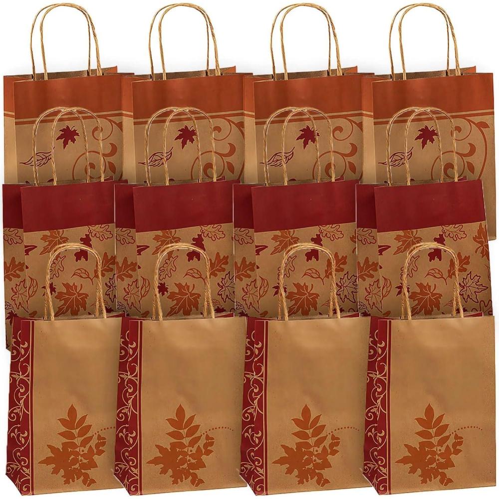 imageFall Goodie Bags with Handles  12 Craft Bags  Party Supplies
