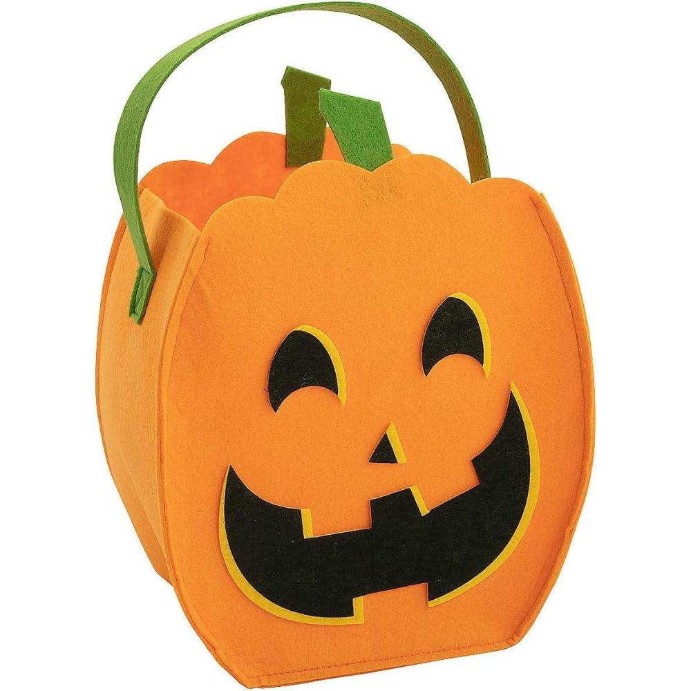 imageFun Express Felt JackOLantern TrickorTreat Basket