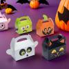Fun Express Assorted Halloween Character Favor Boxes – 6.25″ x 5.25″ (Pack of 12) – Durable Cardstock Treat Boxes – Perfect for Trick-or-Treats and Halloween Parties