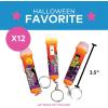 Fun Express Halloween Flashlight Keychains for Halloween – Party Favors, Handouts and Rewards – 12 Pieces