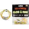 Fun Express Halloween Glow-in-The-Dark Trick-or-Treat Beaded Bracelet Craft Kit – Makes 6