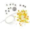 Fun Express Halloween Glow-in-The-Dark Trick-or-Treat Beaded Bracelet Craft Kit – Makes 6