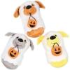 Fun Express 4 1/2″ Halloween Stuffed Trick-or-Treat Ghost Dogs – 12 Pieces