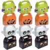 Fun Express Assorted Halloween Character Favor Boxes – 6.25″ x 5.25″ (Pack of 12) – Durable Cardstock Treat Boxes – Perfect for Trick-or-Treats and Halloween Parties
