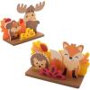 Fun Express Fall Animal Scene Foam Stand-Up Craft Kit – Makes 12