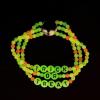 Fun Express Halloween Glow-in-The-Dark Trick-or-Treat Beaded Bracelet Craft Kit – Makes 6