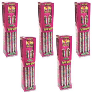 Assorted Flavors Multicolor King Of All Love Giant Beads Candy Necklaces (Pack of 18) – Perfect for Costume Parties, Trick-or-Treats & Other Events