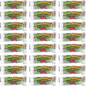 Assorted Sour Patch Candies (Pack of 240) – Soft & Chewy Treats – Perfect for Birthday Parties, Trick-or-Treats, and Other Themed Events(Apple)