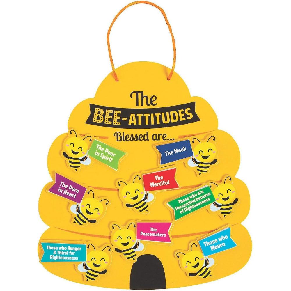 imageFun Express BeeAttitude Sign Craft Kit  Craft Kits  12 Pieces