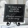 We Know You Would Be Here Today Wedding Sign – Deceased Loved Ones Memorial Signage
