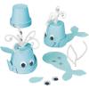 Fun Express Flowerpot Whale Craft Kit – Makes 12- Crafts for Kids – VBS Vacation Bible School Supplies/Decor