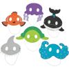 Fun Express Foam Ocean Animal Mask Craft Kit – VBS Vacation Bible School Supplies/Decor- Educational and Learning Activities for Kids – 12 Pieces