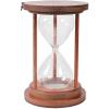 Fun Express Personalized Unity Sand Ceremony Hourglass for Wedding – Glass with Wooden Frame – Home Decor