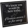 We Know You Would Be Here Today Wedding Sign – Deceased Loved Ones Memorial Signage