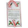 Fun Express Large Candy Canes with Religious Card – Peppermint Christmas Candy Individually Wrapped 24 Pack | Scripture Church Gifts for Sunday School, Holiday Treats & Stocking Stuffers