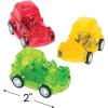 Fun Express Transparent Pull-Back Trains – Colorful and Fun Toy Trains with Pull-Back Action – Great for Party Favors Classroom Rewards Stocking Stuffers & Birthday Gifts – Assorted Colors – 12 Pieces