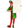 Fun Express Women’s Elf Costume for Christmas – Premium Velour Holiday Dress with Hat & Shoe Covers | Perfect for Christmas Parties, Parades & Festive Events | Adult One Size Fits Most