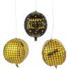 New Year’s Eve Orb 12 1/2″ Mylar Balloons – 3 Pieces