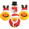 Vibrant Assortment Holiday Rubber Ducks PDQ – (2″) 36 Pieces – Perfect Fun Giveaways for Holiday Parties, Classroom Prizes, or as a Stocking Stuffers