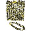 Fun Express 41″ New Year’s Eve Metallic Gold, Silver & Black Leis – 12 Pieces