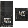 Fun Express 6 1/2″ Bulk 48 Count Glitzy New Year’s Eve Party Paper Luncheon Napkins