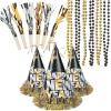 Fun Express Bulk New Year’s Eve Apparel Basics Party Kit for 96