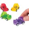 Fun Express Transparent Pull-Back Trains – Colorful and Fun Toy Trains with Pull-Back Action – Great for Party Favors Classroom Rewards Stocking Stuffers & Birthday Gifts – Assorted Colors – 12 Pieces