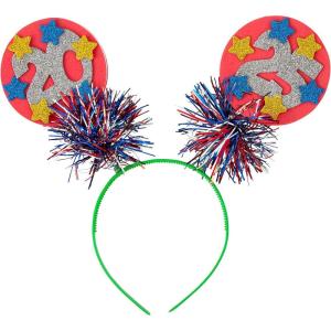 Dated Wearable Head Boppers Foam Craft Kit – 12 Sets – Festive DIY Wearable Party Accessories for New Year’s Eve