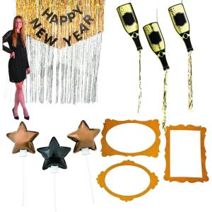 New Year’s Eve Photo Booth Kit – 22 Pc.