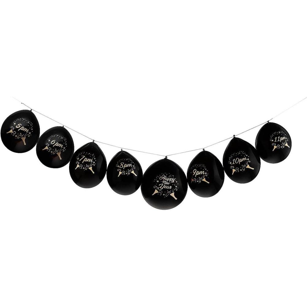 imageNew Years Eve ConfettiFilled Balloon Countdown  10 Pieces