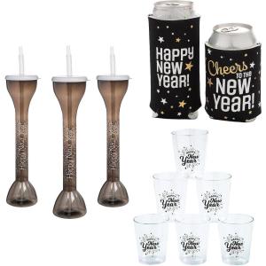 New Year’s Eve Value Drinkware Kit – 42 Pc