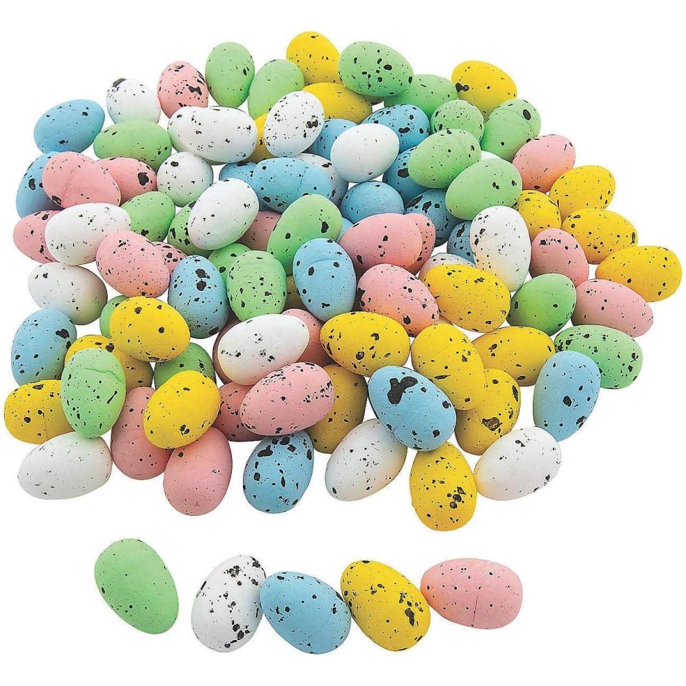 imageSpeckled Foam Easter Eggs 100Pc  Crafts for Kids and Fun Home Activities