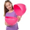 Fun Express 14″ Fillable Pink Plastic Easter Eggs – 6 Pieces.