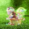 Fun Express Pastel Plastic Easter Baskets – Elevate Your Easter Party with These Colorful Round Baskets – 12 Bulk Baskets That Last for Every Occasion – Perfect for Easter & Beyond, Endless Creativity
