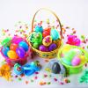 Fun Express Pastel Plastic Easter Baskets – Elevate Your Easter Party with These Colorful Round Baskets – 12 Bulk Baskets That Last for Every Occasion – Perfect for Easter & Beyond, Endless Creativity