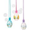 Fun Express Easter Egg Bubble Bottle Necklaces (Set of 12) Easter Basket Toys